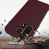 OnePlus 15 Liquid Silikone Cover - MagSafe Kompatibel - Vinrød