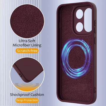 OnePlus 15 Liquid Silikone Cover - MagSafe Kompatibel - Vinrød