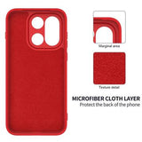 OnePlus 15 Flydende silikone cover med håndrem - rød