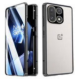 OnePlus 15 Magnetisk Cover med Hærdet Glas - Sort