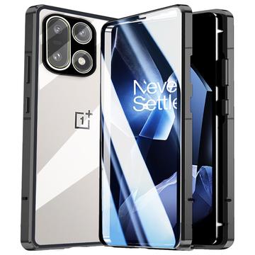 OnePlus 15 Magnetisk Cover med Hærdet Glas - Sort