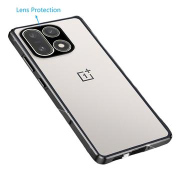 OnePlus 15 Magnetisk Cover med Hærdet Glas - Sølv
