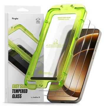 OnePlus 15 Ringke Easy Slide Skærmbeskyttelse Hærdet Glas - 2 stk.