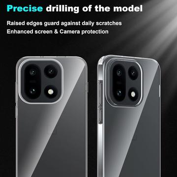 OnePlus 15 Saii 2-i-1 TPU Cover & Skærmbeskyttelse Hærdet Glas