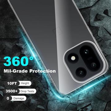 OnePlus 15 Saii 2-i-1 TPU Cover & Skærmbeskyttelse Hærdet Glas