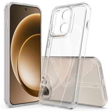 OnePlus 15 Ridsefast Hybrid Cover - Gennemsigtig
