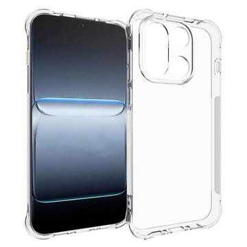 OnePlus 15 Stødsikkert Silikone Cover - Gennemsigtig