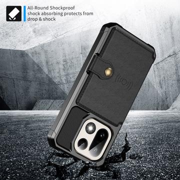 OnePlus 15 TPU Cover med Kortholder - Sort