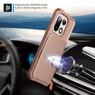 OnePlus 15 TPU Cover med Kortholder - Pink