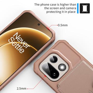 OnePlus 15 TPU Cover med Kortholder - Pink