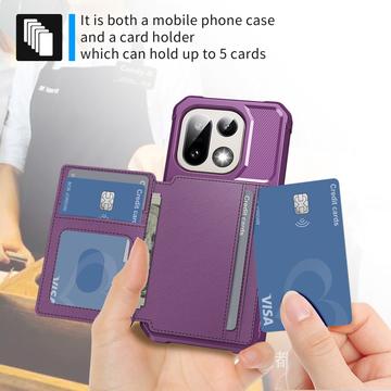 OnePlus 15 TPU Cover med Kortholder - Lilla