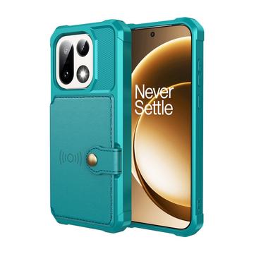 OnePlus 15 TPU Cover med Kortholder - Turkis