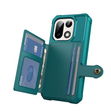 OnePlus 15 TPU Cover med Kortholder - Turkis