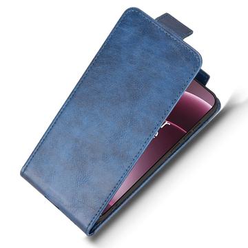 OnePlus 15 lodret flip-etui med stativ - mørkeblå