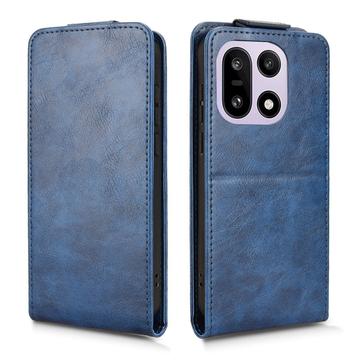 OnePlus 15 lodret flip-etui med stativ - mørkeblå