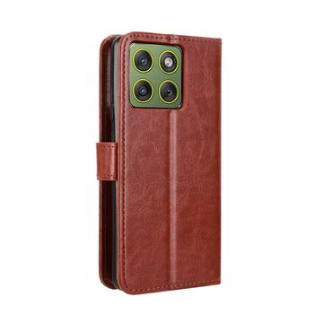 Honor Play10 Pung Etui med Stativ - Brun