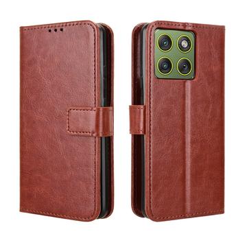 Honor Play10 Pung Etui med Stativ - Brun