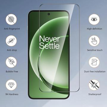 OnePlus 15T Skærmbeskyttelse Hærdet Glas - Full Fit - 9H - Sort kant
