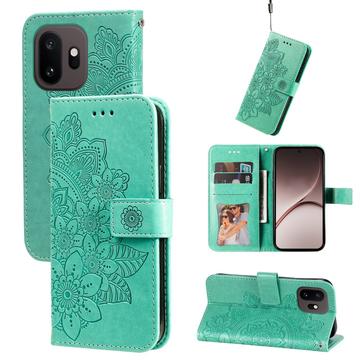 OnePlus 15T Mandala Etui med Pung med håndledsrem - mintgrøn