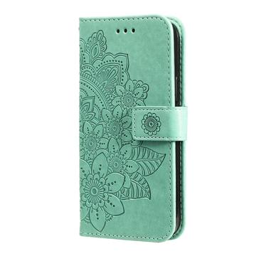 OnePlus 15T Mandala Etui med Pung med håndledsrem - mintgrøn