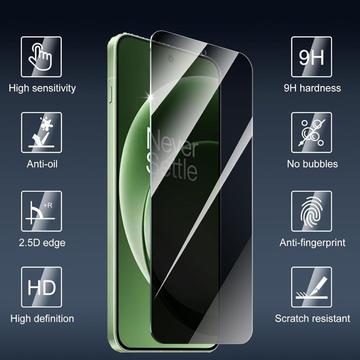 OnePlus 15T Privacy Full Cover Skærmbeskytter Hærdet Glas - Sort Kant