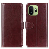 OnePlus 15T Pung Etui med Stativ - Brun