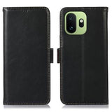 OnePlus 15T Pung læder cover med RFID - sort