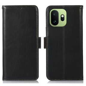 OnePlus 15T Pung læder cover med RFID - sort