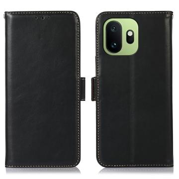 OnePlus 15T Pung læder cover med RFID - sort