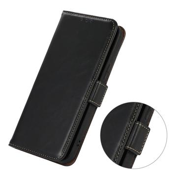 OnePlus 15T Pung læder cover med RFID - sort