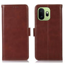 OnePlus 15T Pung læder cover med RFID - Brun