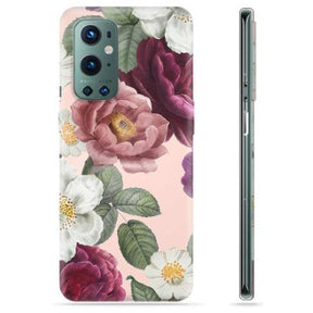 OnePlus 9 Pro TPU Cover - Romantiske Blomster