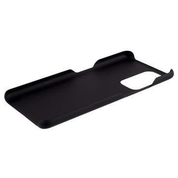 OnePlus 9 Gummibelagt Plastik Cover - Sort
