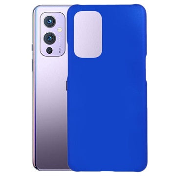 OnePlus 9 Gummibelagt Plastik Cover - Blå