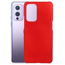 OnePlus 9 Gummibelagt Plastik Cover - Rød