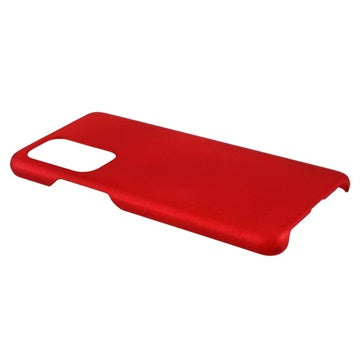 OnePlus 9 Gummibelagt Plastik Cover - Rød