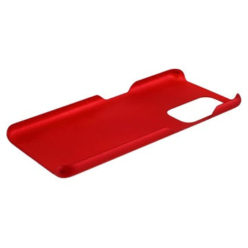 OnePlus 9 Gummibelagt Plastik Cover - Rød