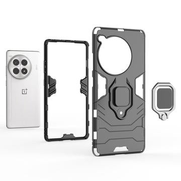 OnePlus Ace 3 Pro Hybrid Cover med Ring Holder - Blå