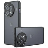 OnePlus Ace 5/5 Pro/13R Mat Frostet Hybrid Cover - Black