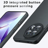 OnePlus Ace 5/5 Pro/13R Mat Frostet Hybrid Cover - Black