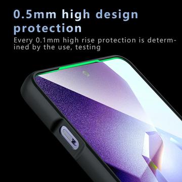 OnePlus Ace 5/5 Pro/13R Mat Frostet Hybrid Cover - Black