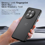 OnePlus Ace 5/5 Pro/13R Mat Frostet Hybrid Cover - Black