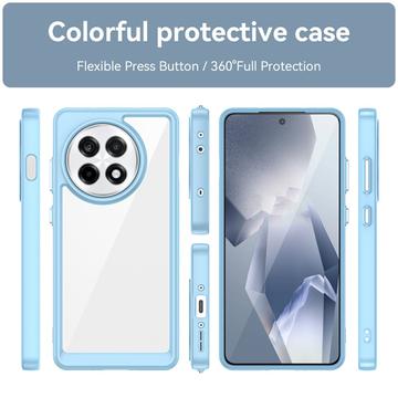 OnePlus Ace 5/5 Pro/13R Anti-Shock Hybrid Cover - Blå
