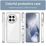 OnePlus Ace 5/5 Pro/13R Anti-Shock Hybrid Cover - Gennemsigtig