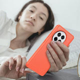 OnePlus Ace 5/5 Pro/13R Børstet TPU Cover - Karbonfiber - Rød