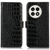 OnePlus Ace 5/5 Pro/13R Crocodile Series Læderpung med RFID - Sort