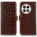 OnePlus Ace 5/5 Pro/13R Crocodile Series Læderpung med RFID - Brun