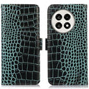 OnePlus Ace 5/5 Pro/13R Crocodile Series Læderpung med RFID - Grøn