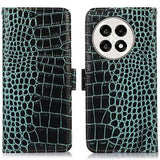 OnePlus Ace 5/5 Pro/13R Crocodile Series Læderpung med RFID - Grøn