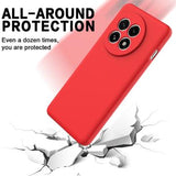 OnePlus Ace 5/5 Pro/13R Flydende silikone cover med håndrem - rød